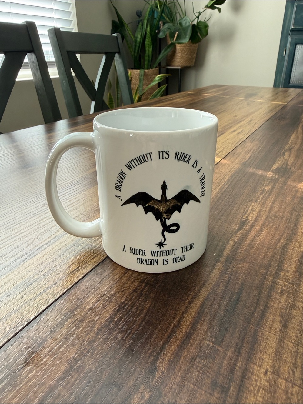 Fourth Wing Dragon Rider Ceramic Coffee Mug 10oz - Picture 3 of 4